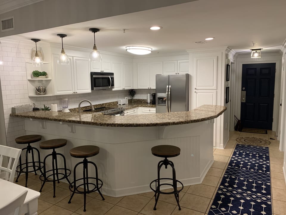 Another view of this freshly updated & impeccably decorated beachfront condo.