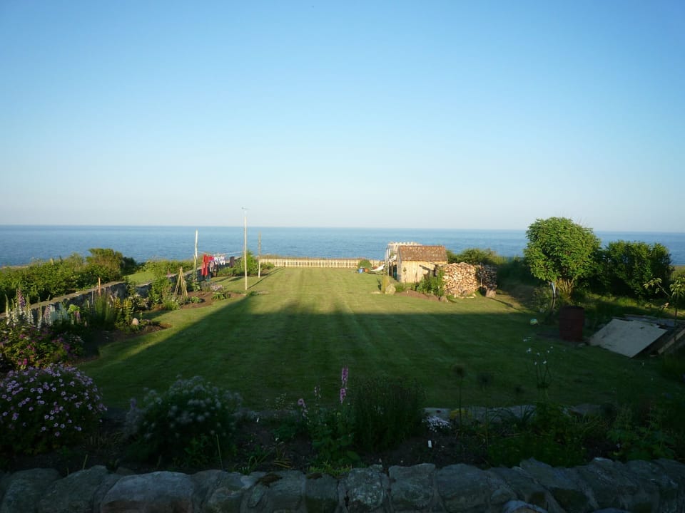 Garden overlooking the sea