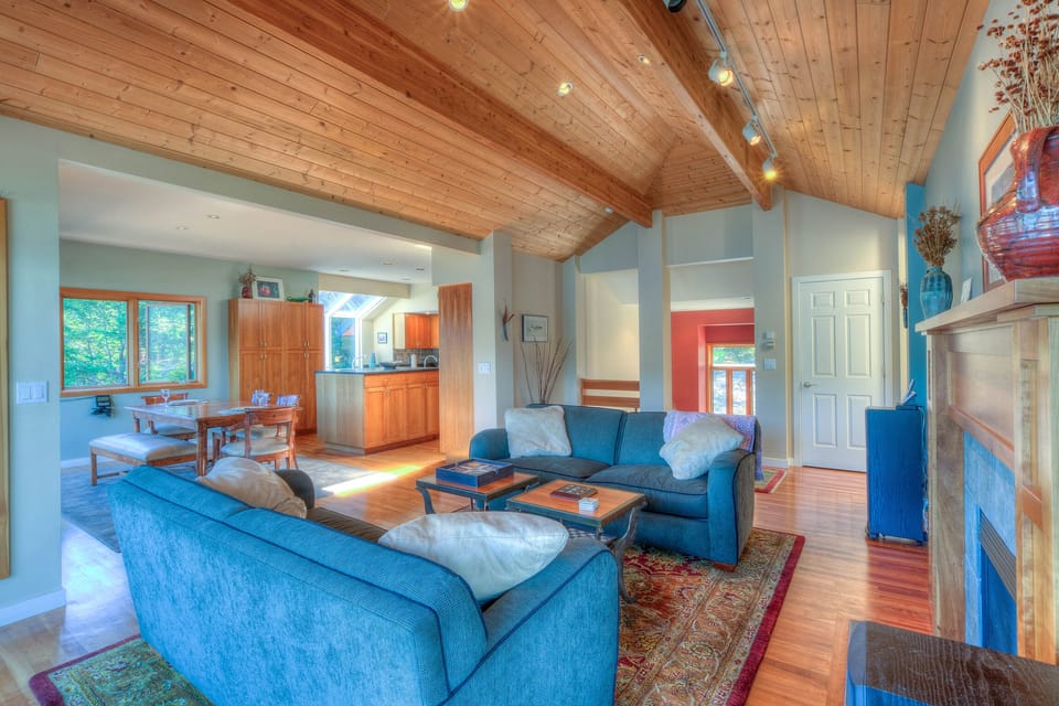 Large open concept living areas