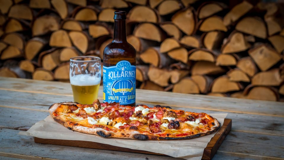 The Killarney Brewing Company serving the best pizza in town.