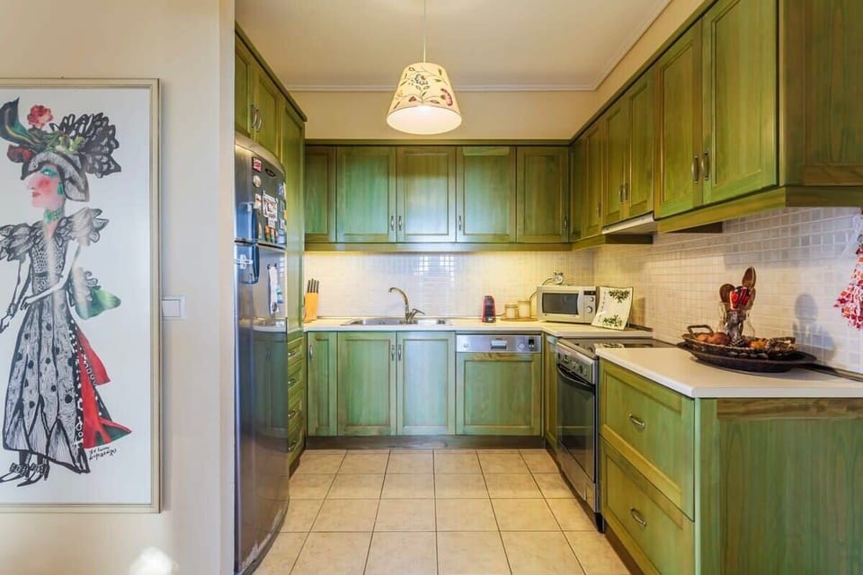 The villa offers a fully equipped kitchen!