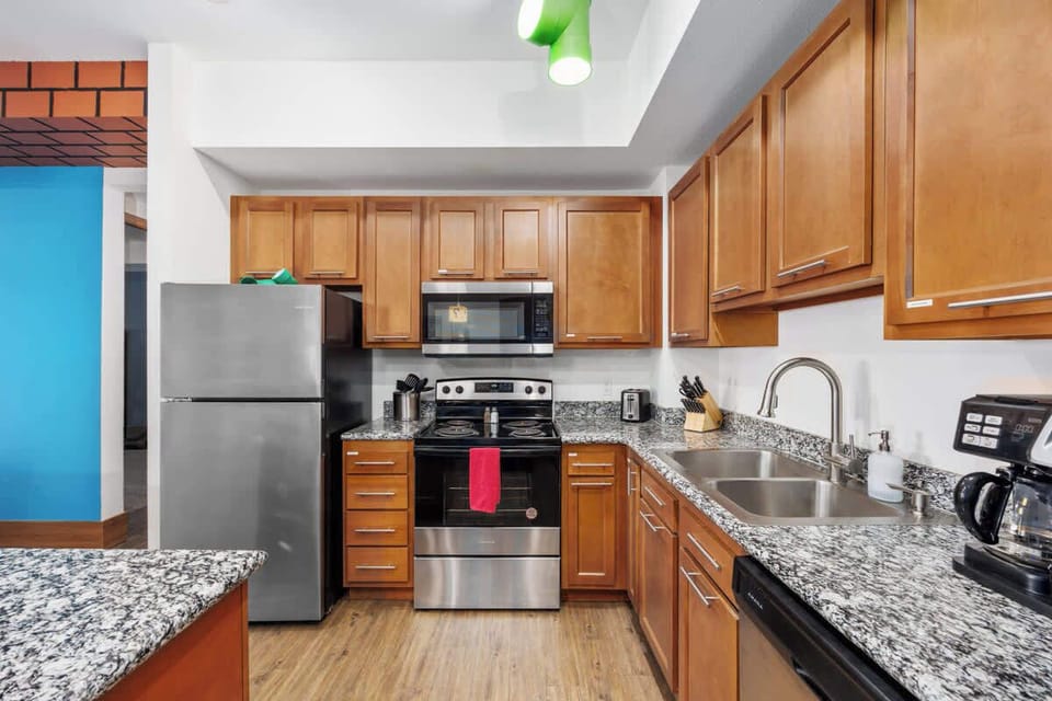 Large open kitchen