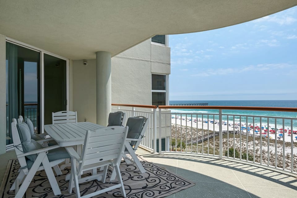 Gulf front Balcony