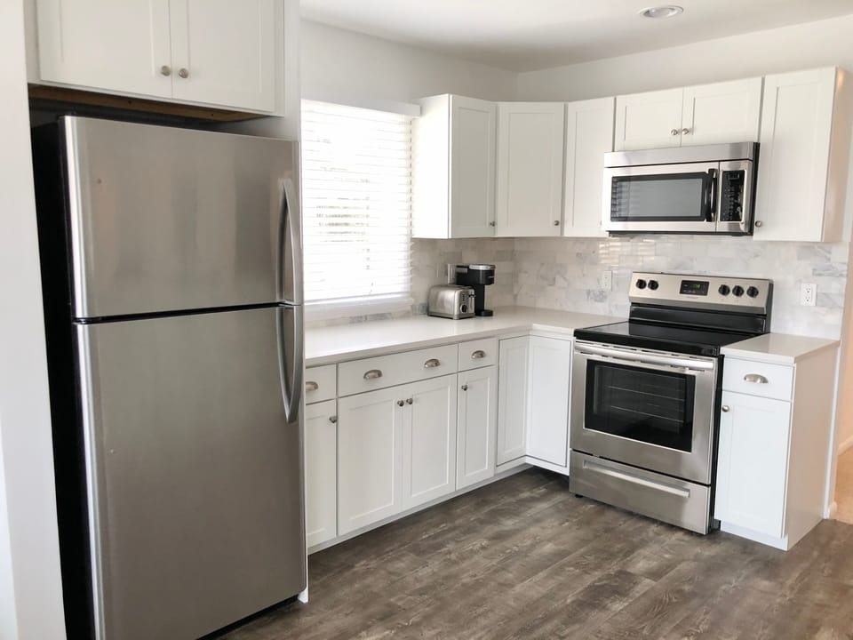 Brand new kitchen with new appliances