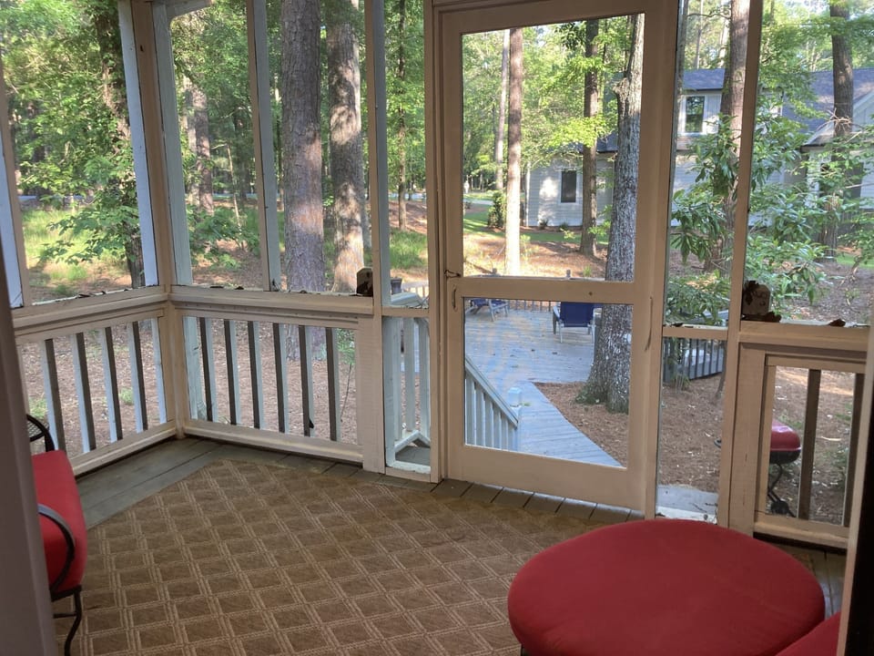 Back screened porch