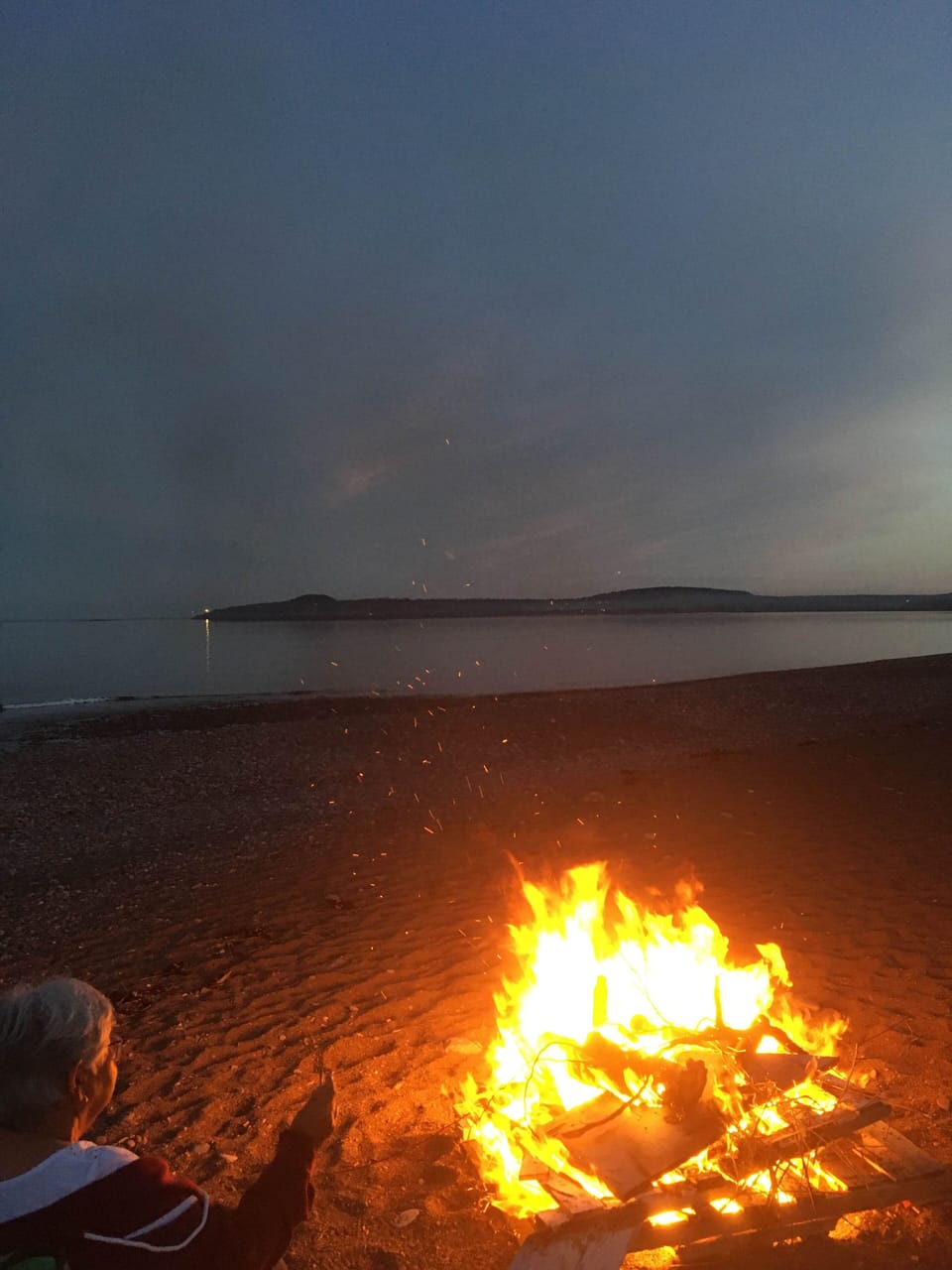 Beach fire