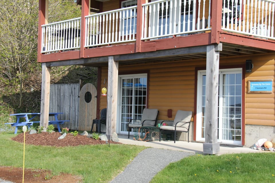 Front doors and patio