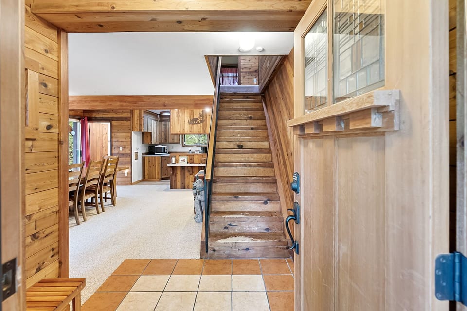 Entry way looking into cabin