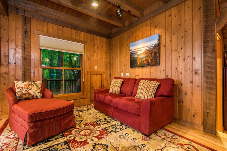 Open concept sleeping area