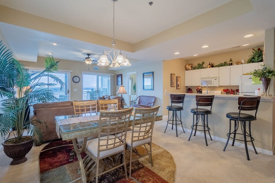 DINING TABLE AND KITCHEN