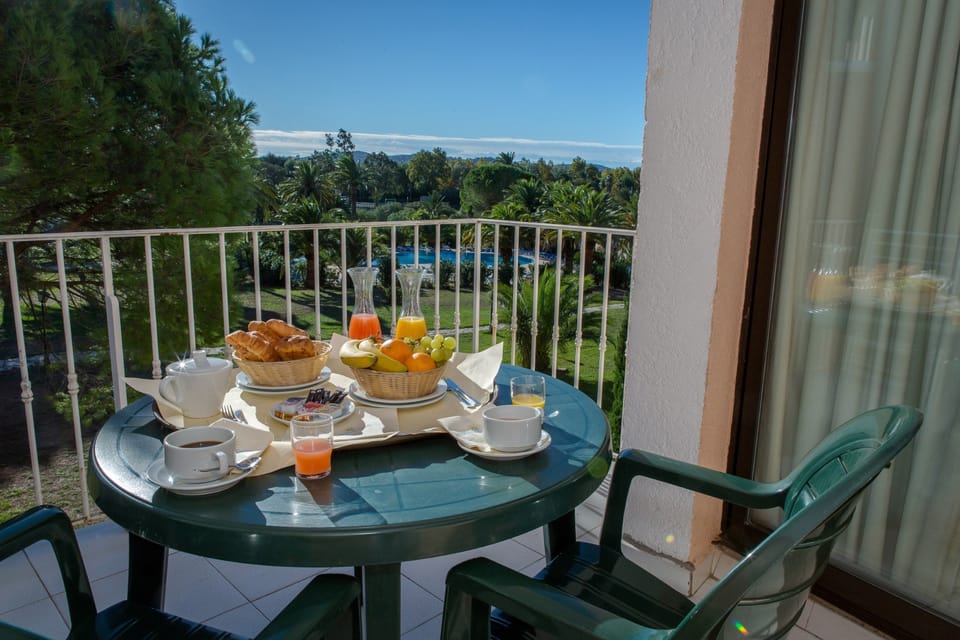 Open the door and step out onto your private balcony!