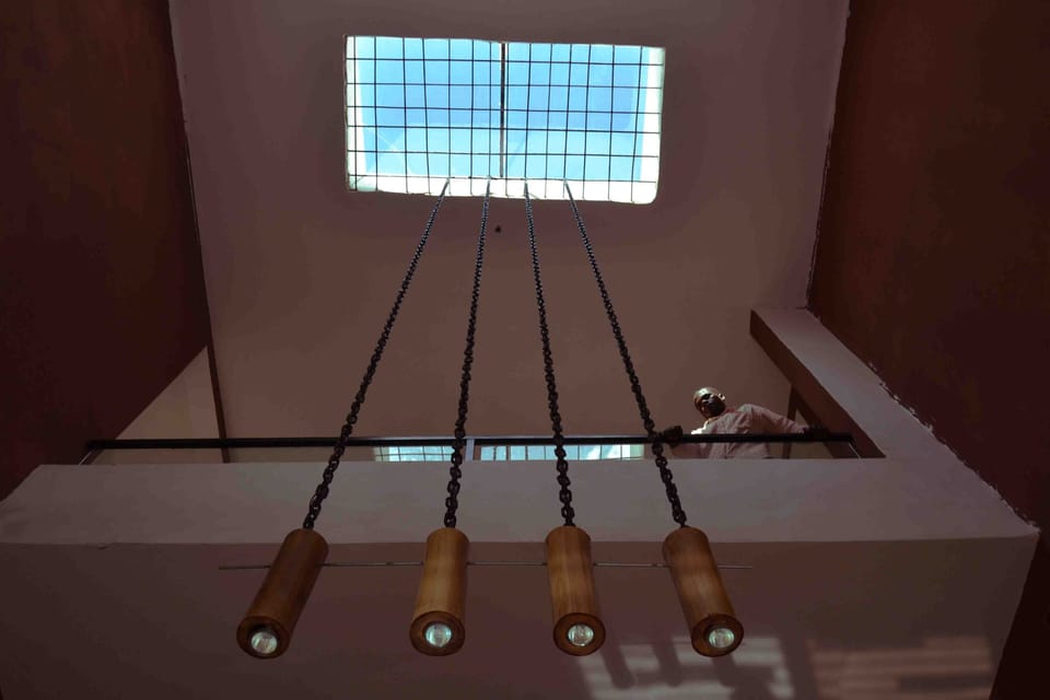 Double story from dining room