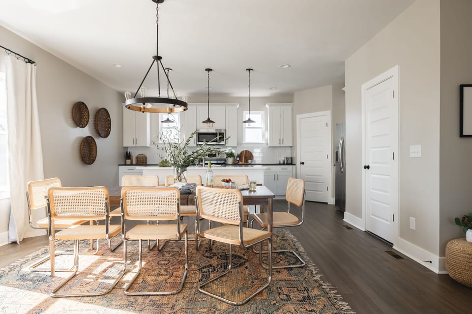 Plenty of natural light fills the space.