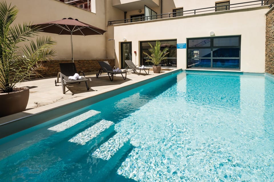 Have fun splashing around in the seasonal pool!