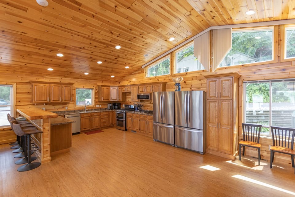 Our largest kitchens feature double everything... great for large meals!