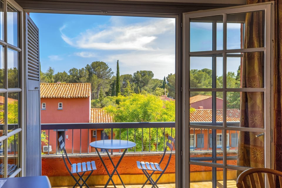 Open the door and step out onto your private balcony!