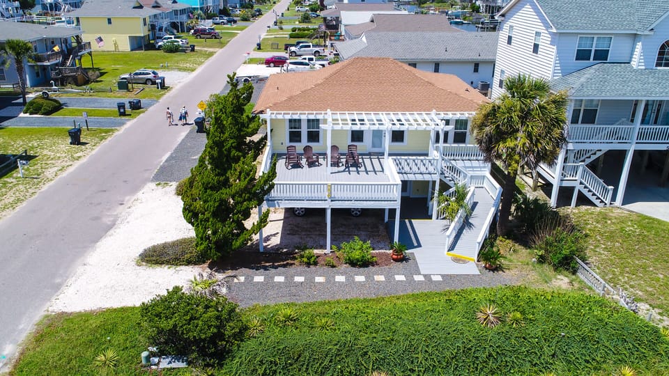 Corner second row home with lots of parking