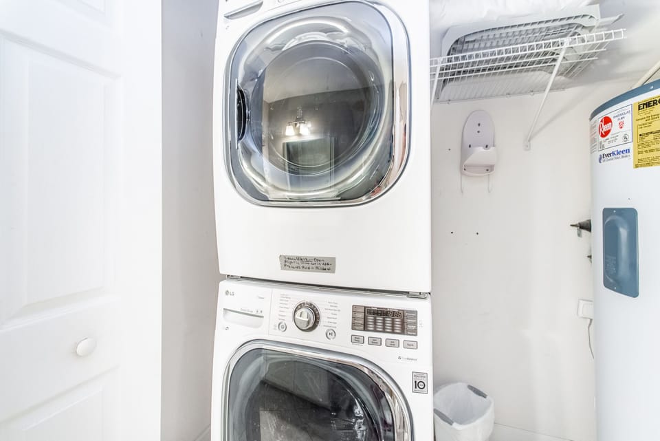 Washer and dryer