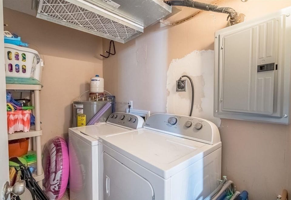 Laundry area