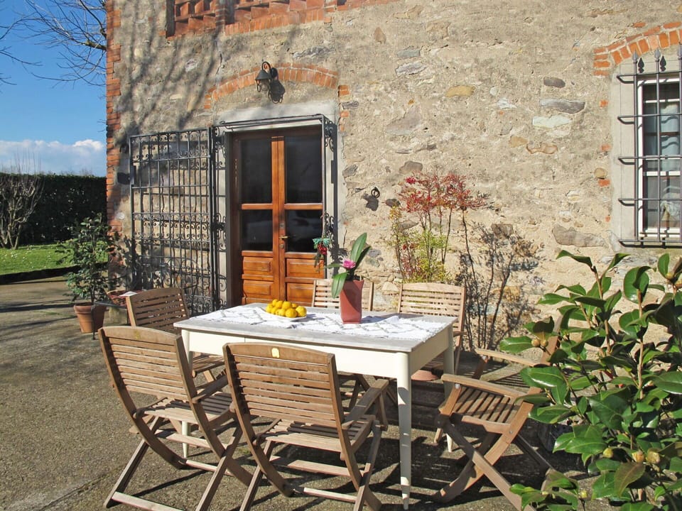 Property, Furniture, Table, House, Building, Cottage, Room, Chair, Wall, Yard