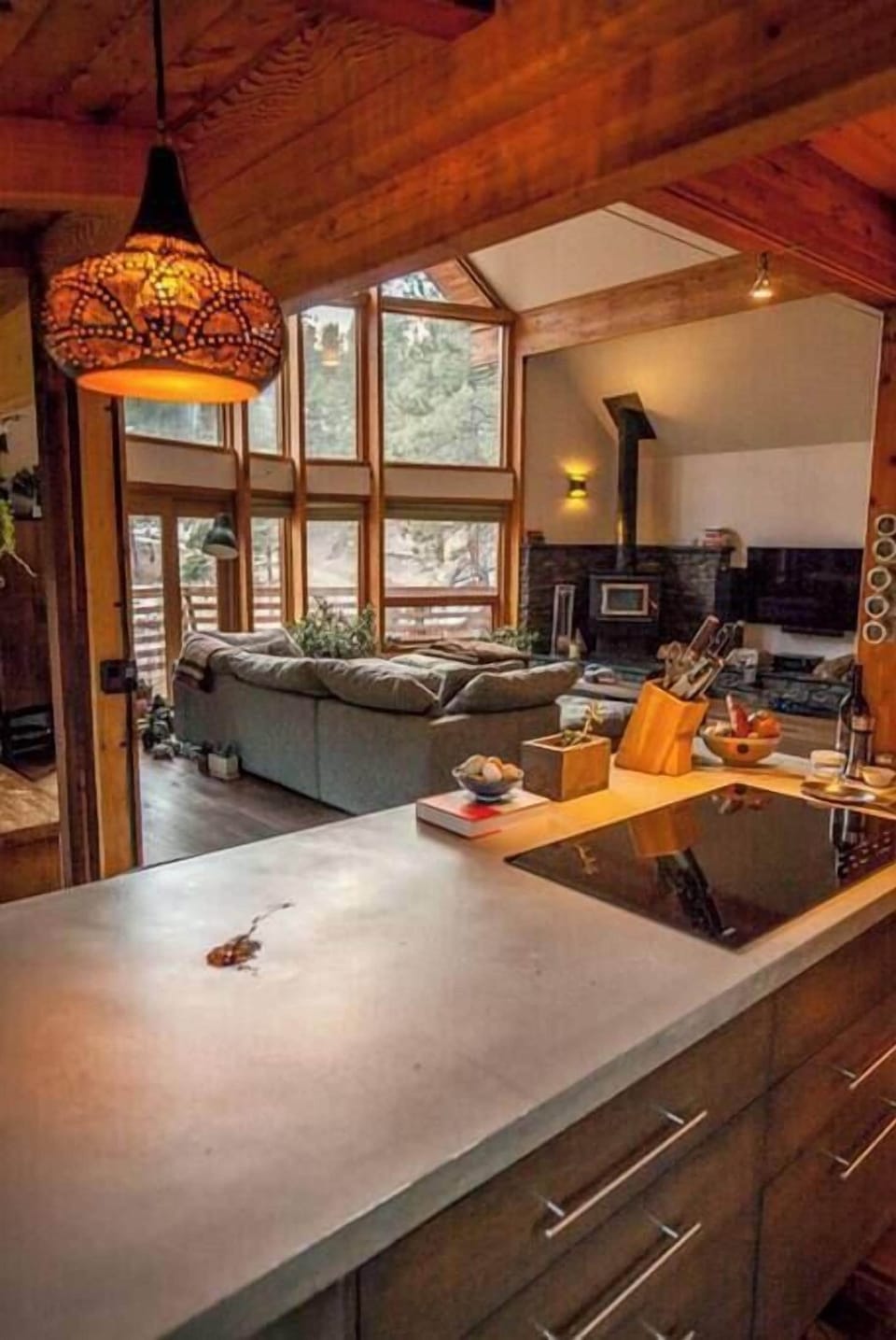 Fully equipped chefs kitchen. 