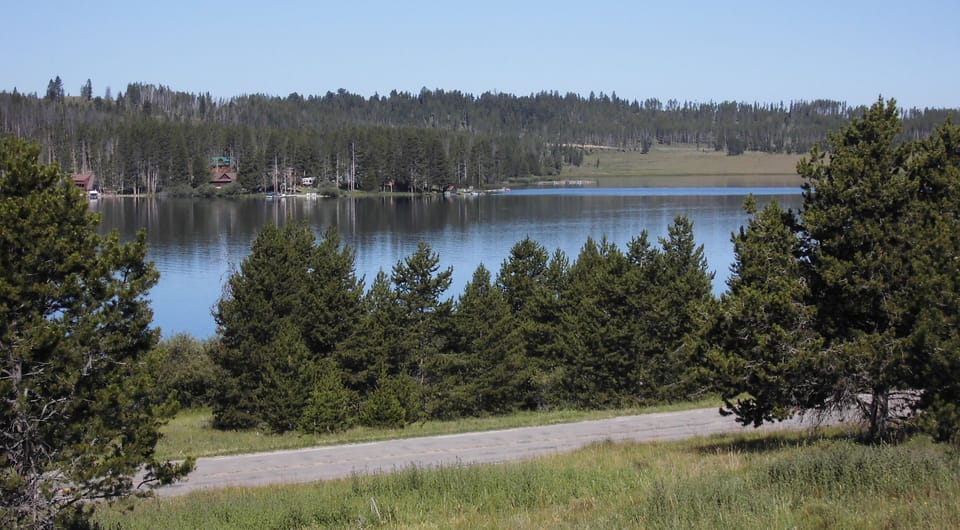 Georgetown Lake viewed from the deck