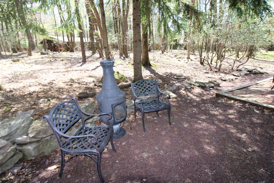 Back area with Chiminea 