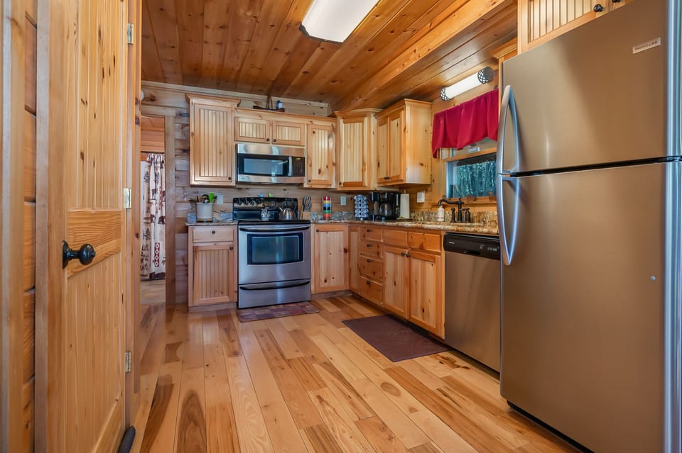 Fully stocked kitchen 