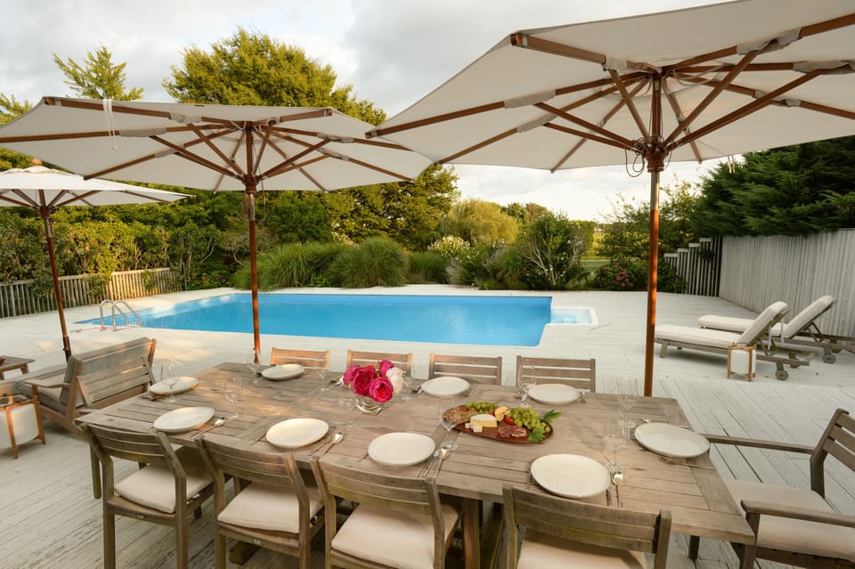 Outside dining