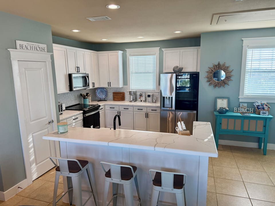 New breakfast bar seating