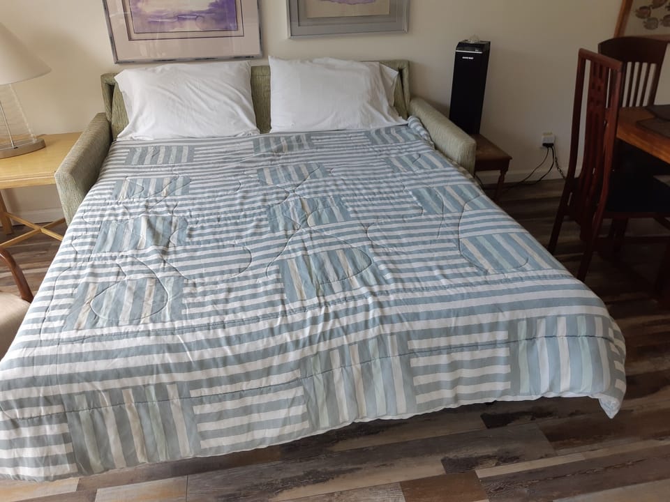 Double size sofa bed with excellent mattress