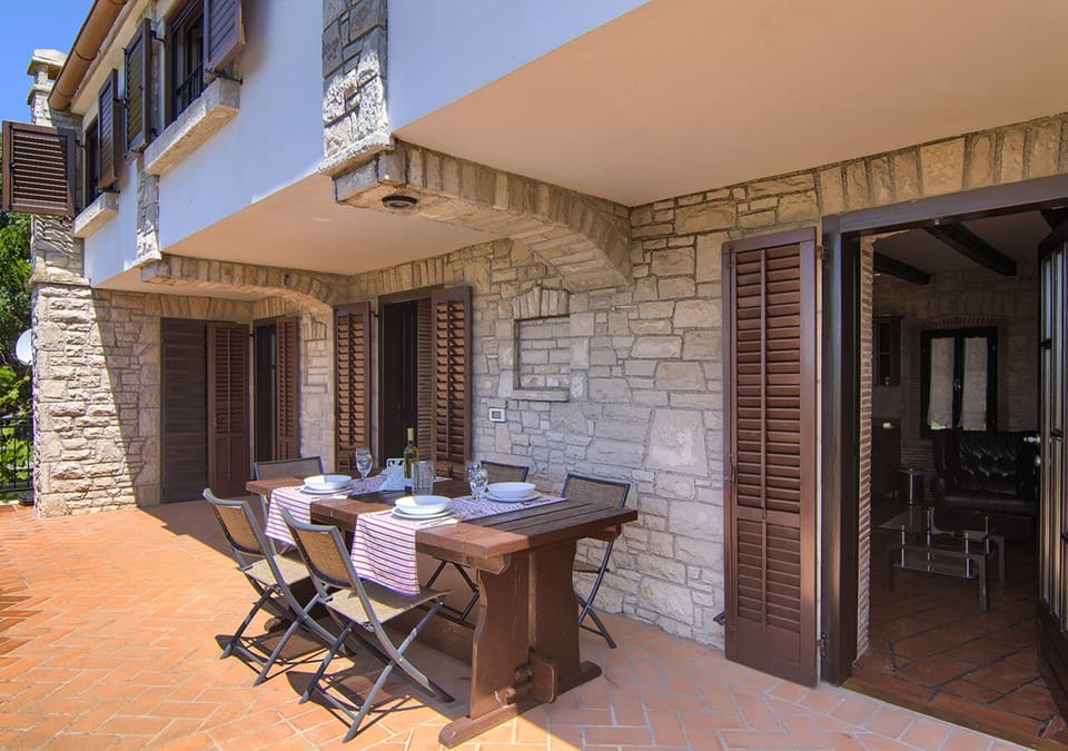 The terrace