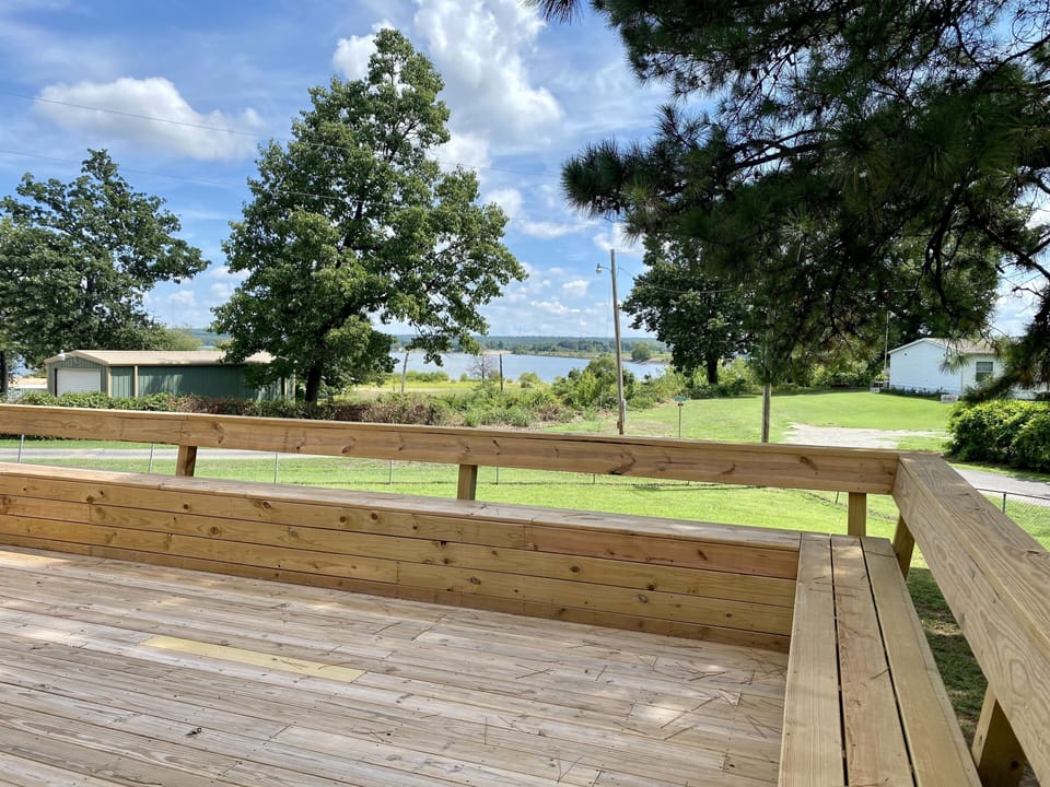 Lake view from deck