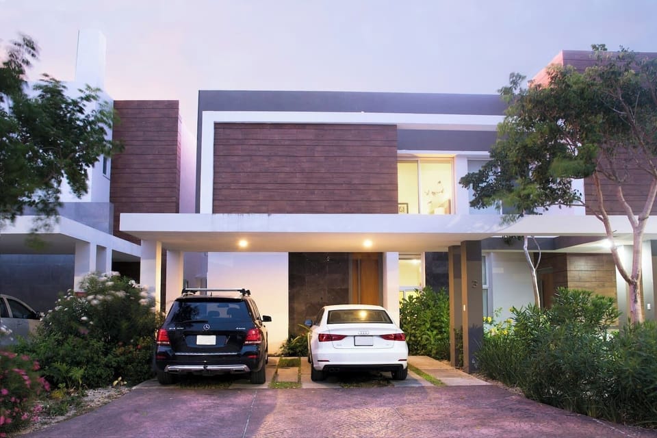 House front.