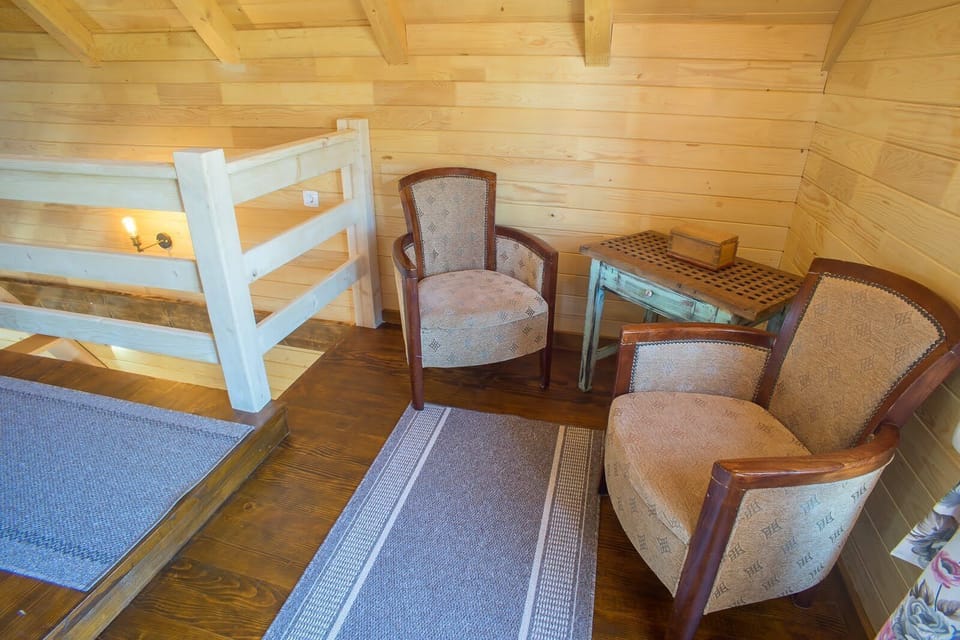 Sitting place where you can enjoy in mountain view and drink your morning coffee