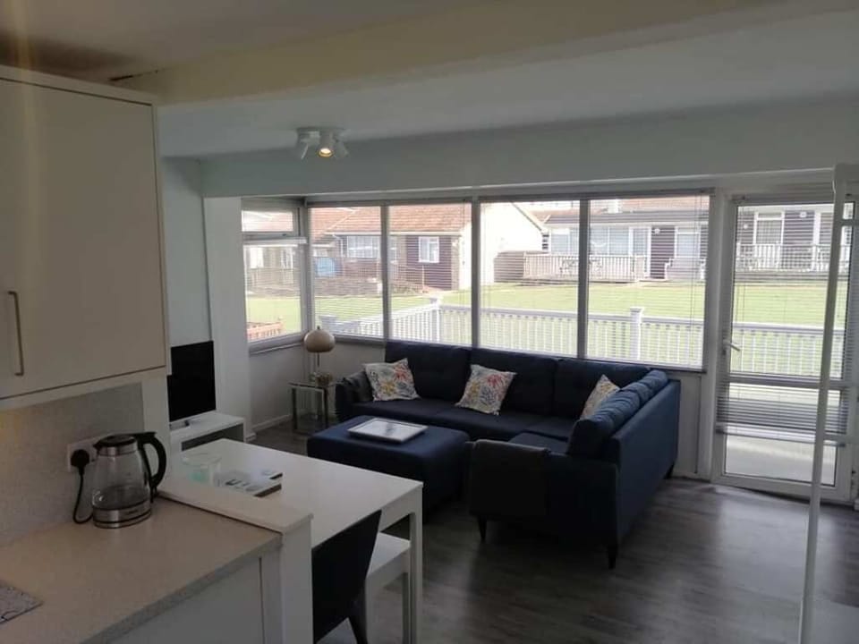 Chalet Ho! view from kitchen into living area