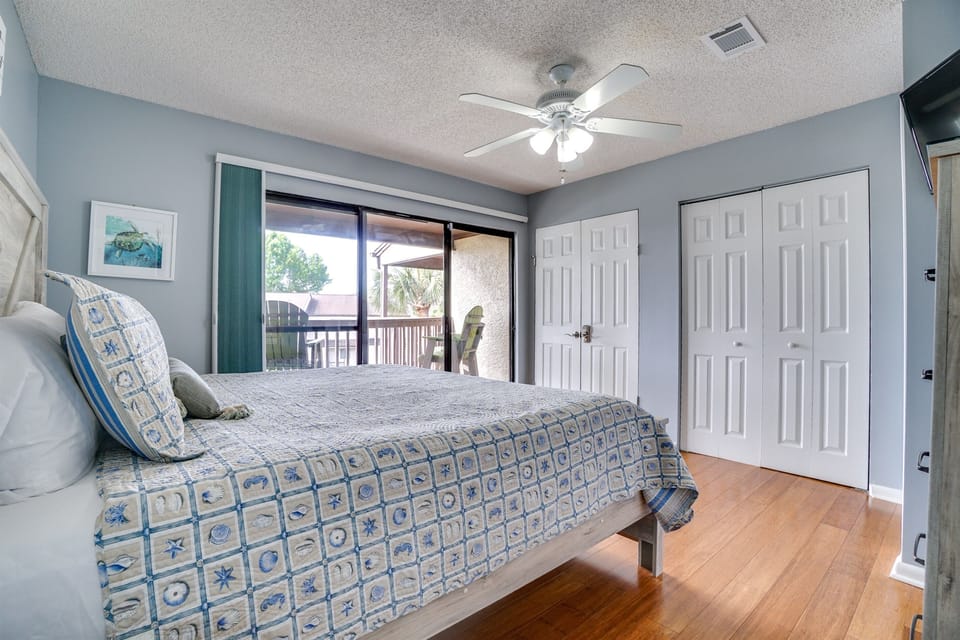 Master Bedroom w/ Deck View