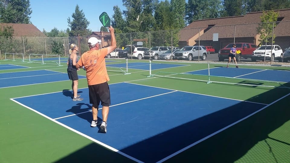 Pickleball courts on-site for a rousing game or two.