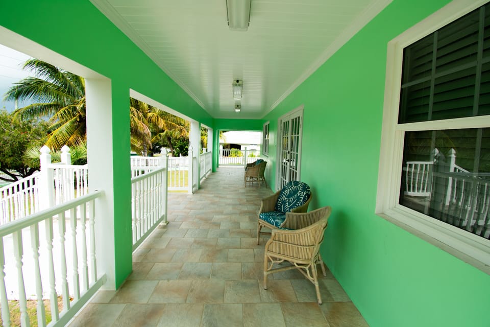 Plenty of outdoor seating to enjoy the view.