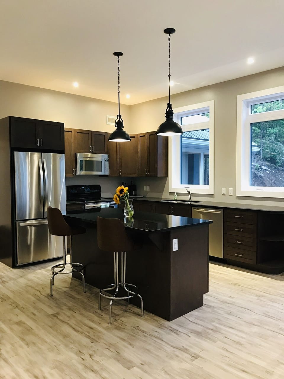 Fully stocked kitchen