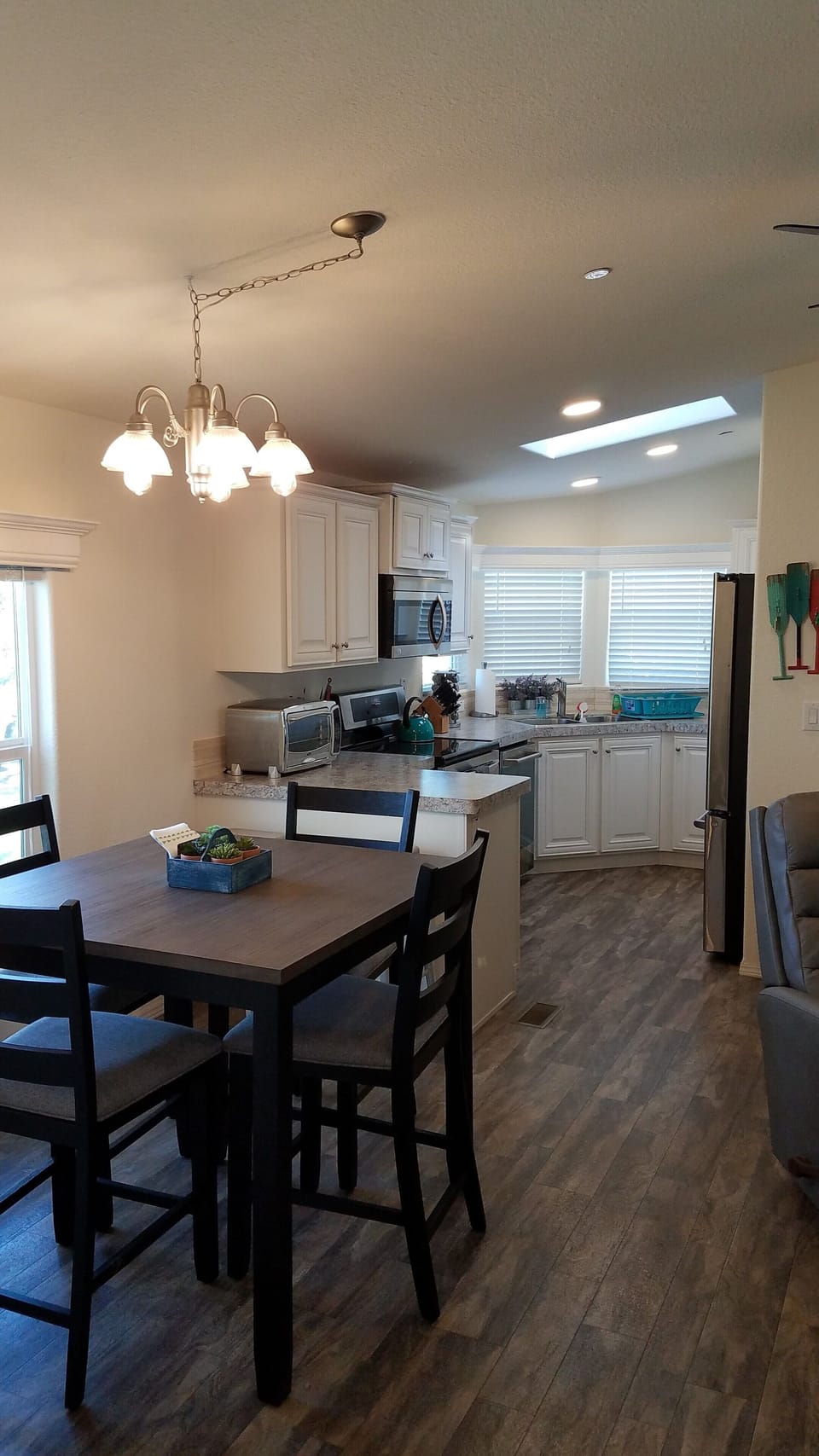 Dining area looking toward kitchen