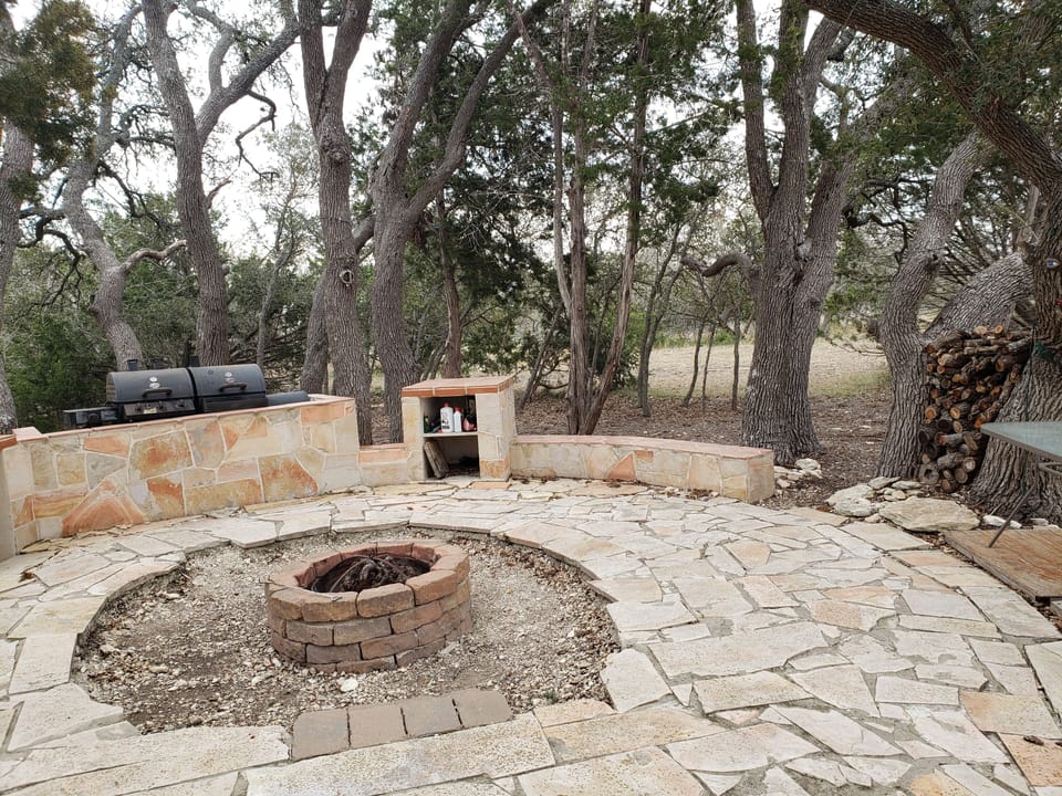 Fire Pit wood provided