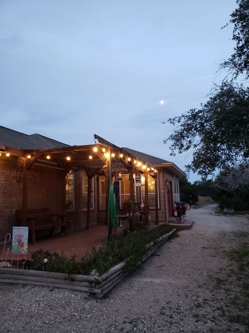 Outdoor sitting porch