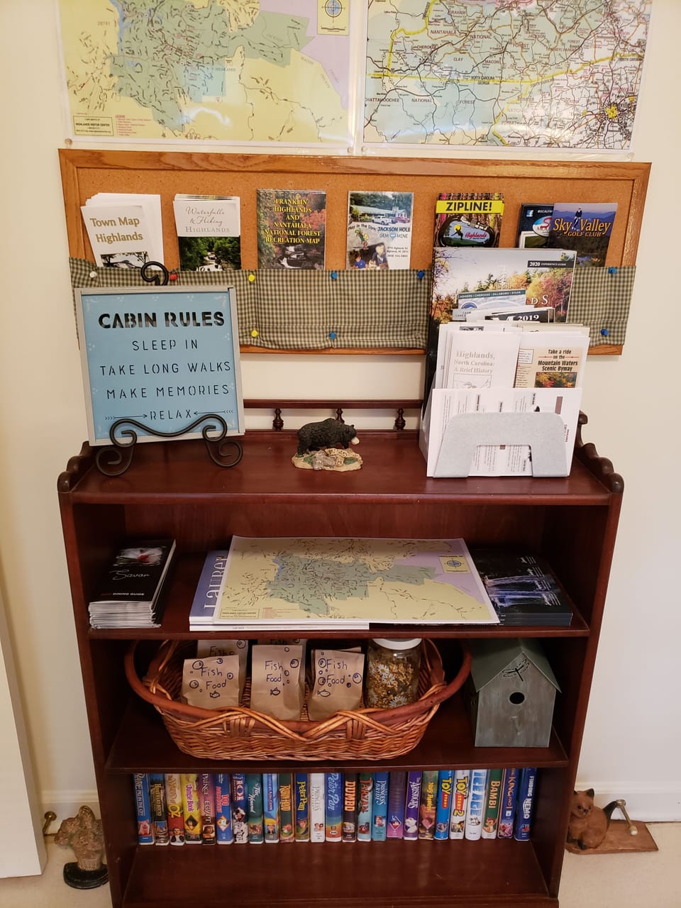 Local maps and brochures