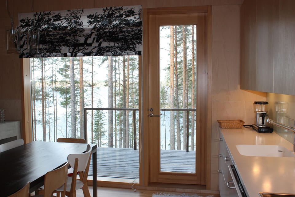 Kitchen with access to balcony