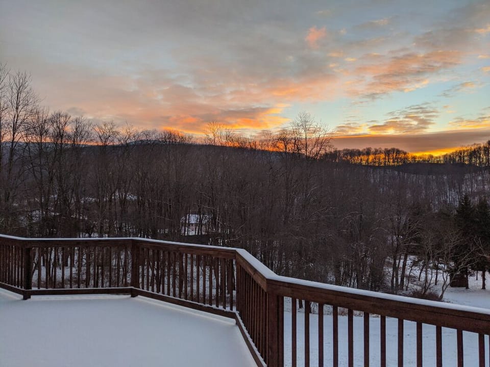 Enjoy sweeping views and breathtaking colors on your spacious deck.