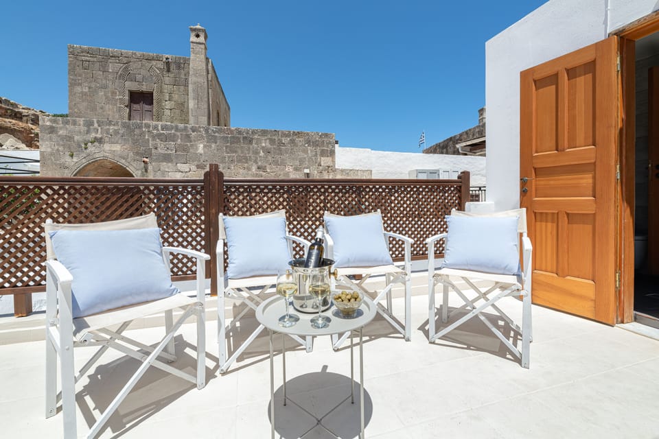 Villa Lindia - Roof Terrace Street View