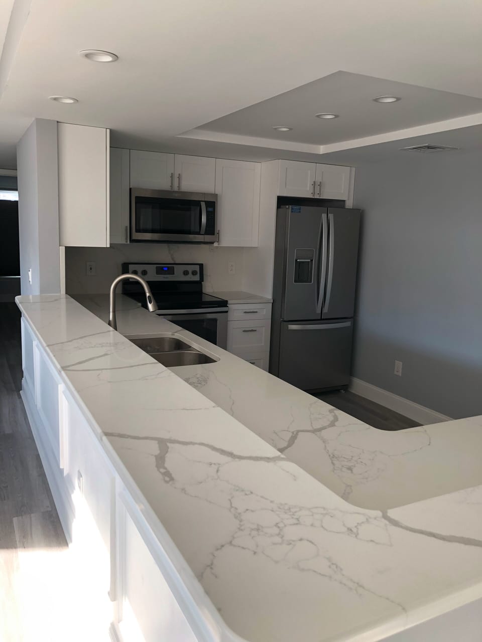 Kitchen with Quartz Counter Top