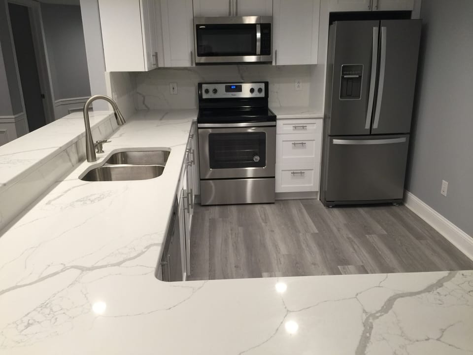 Kitchen with Quartz Counter Top
