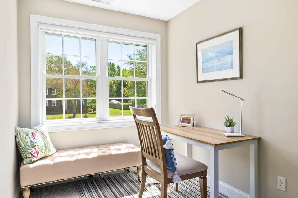 desk space for remote work or school